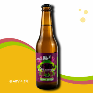 Cerveja Lohn Bier Manjericão, Pitaya e Goiaba - Catharina Sour - 4,5% ABV