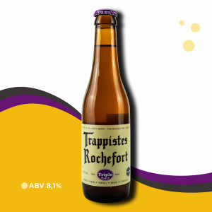 Kit Cerveja Belga Trappistes Rochefort + Taça Belga Abadia