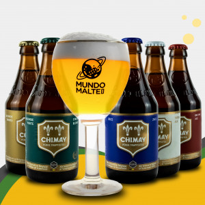 Kit Experiência Belga Chimay + Taça Belga Abadia