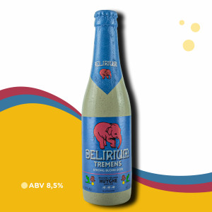 Kit Experiência Belga Delirium Tremens + Taça Belga Abadia