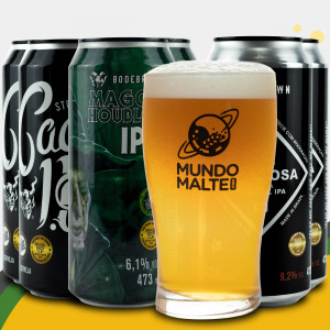 Kit Presente Cerveja Seleção IPA Bodebrown + Copo Pint