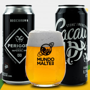 Kit Presente Cerveja Bodebrown IPA - Uma é pouco + Copo