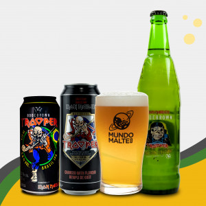 Kit Presente Cerveja Bodebrown Iron Maiden Fã + Pint