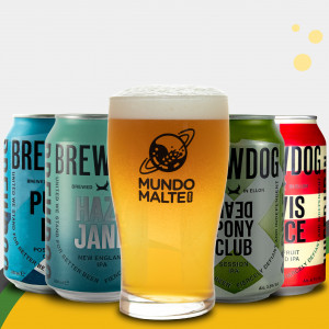 Kit Presente Cerveja Seleção Brewdog Fã + Pint