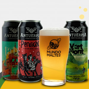 Kit Cerveja Antuérpia Tabla + Perdição + Vermont + Pint