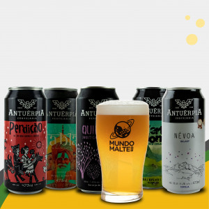 Kit Presente Cerveja Antuérpia Selecão + Copo Pint