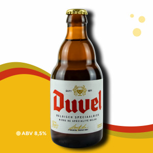 Kit Presente Cerveja Duvel Seleção + Taça Belga Abadia