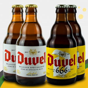 Kit Presente Cerveja Duvel Classic + 6.66 | x2