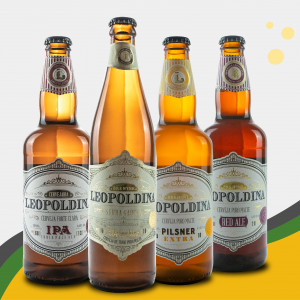 Kit Cerveja Leopoldina - IPA | Pilsen | Red Ale | Weiss