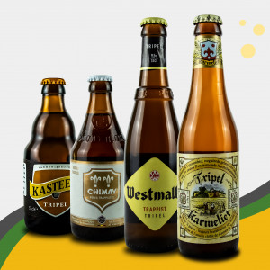 Kit Presente Cerveja Belgas - Degustação Tripel