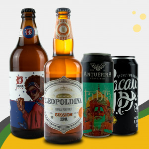 Kit Presente Cerveja - Lupuladas Nacionais