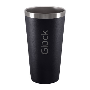 Copo Térmico Glück Sleek - Black - 473ml