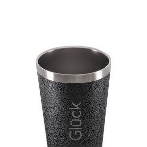 Copo Térmico Glück Sleek - Hammer Black - 473ml