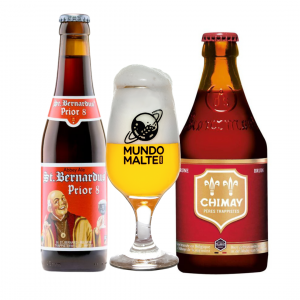 Cervejas Seleção Belgian Dubbel Ale Bernardus Chimay + Taça