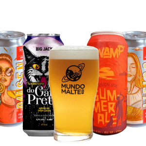 Kit Cerveja Diversidade Estilos Big Jack Dama Swamp + Copo