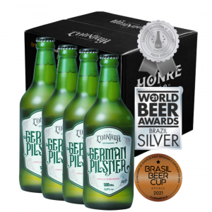 KIT CERVEJA LOUVADA PREMIUM ESTILO GERMAN PILSNER 500 ML