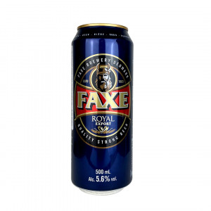 Kit Copo + Cerveja Faxe Royal -  American Lager - 5,6% ABV