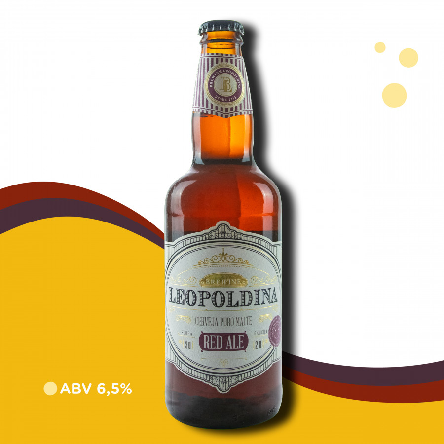 Cerveja Leopoldina Red Ale - Irish Red Ale - 6,5% ABV