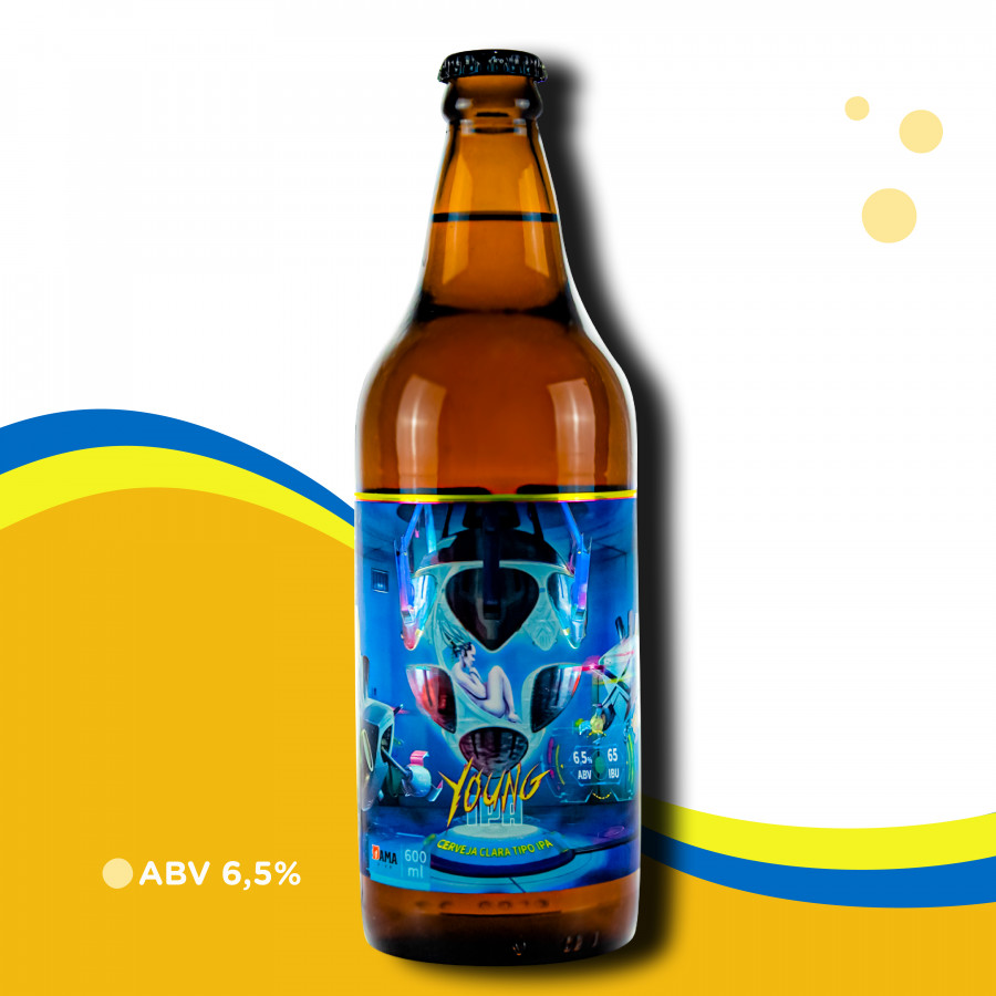 Cerveja Dama Bier Young IPA - American IPA - 6,5% ABV