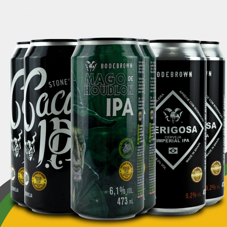 Kit Presente | Cervejas Bodebrown - Seleção IPA's