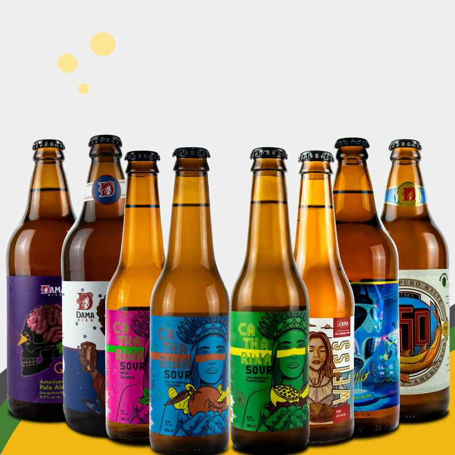 Kit Presente Cerveja Dama - Seleção das melhores