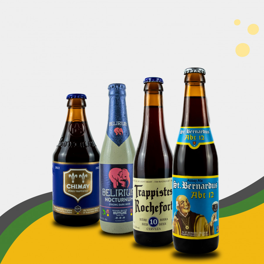 Kit Presente Cerveja Belga - Seleção Strong Dark Ales