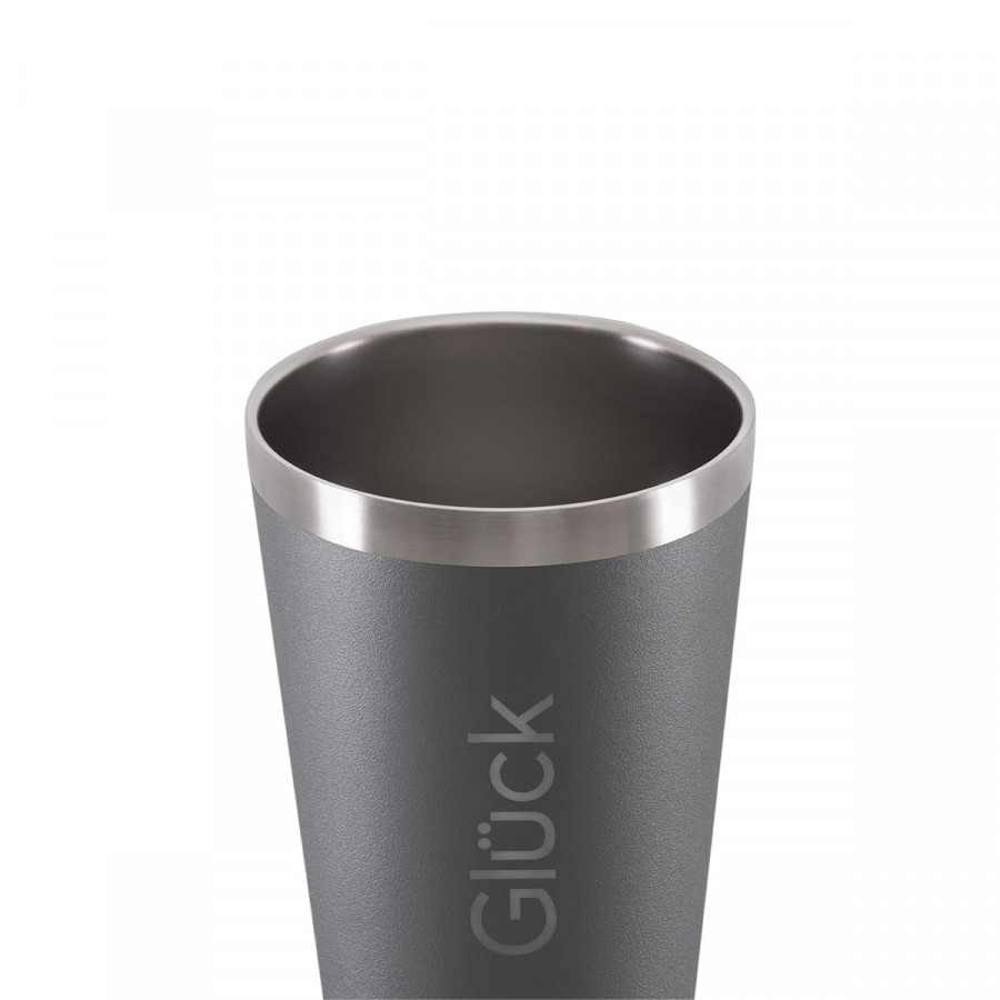 Copo Térmico Glück Sleek - Titanium - 473ml