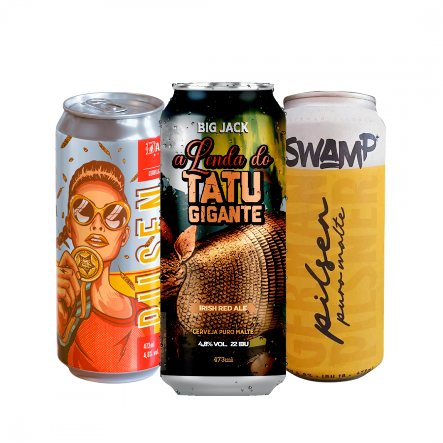 Kit Cerveja Especial Lagers e Pilsens Swamp Big Jack Dama