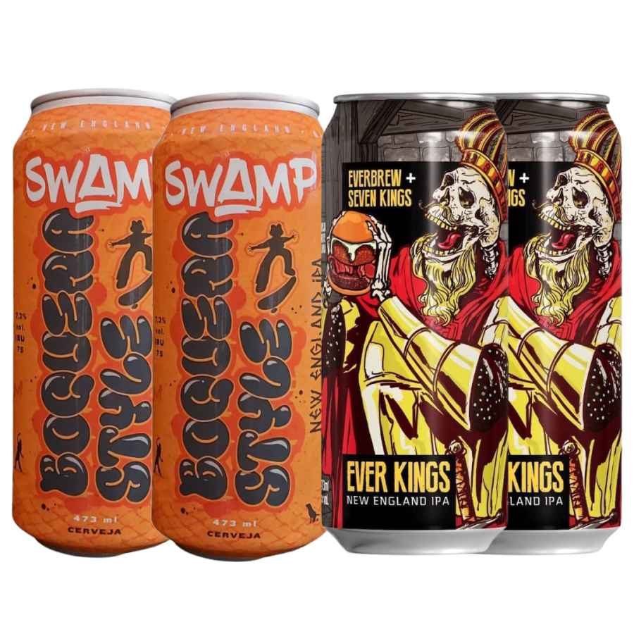 Kit Cerveja Seleção Robust e Pale Ale Everbrew Swamp - 04 un