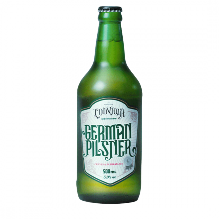 CERVEJA LOUVADA PREMIUM GERMAN PILSNER 500 ML