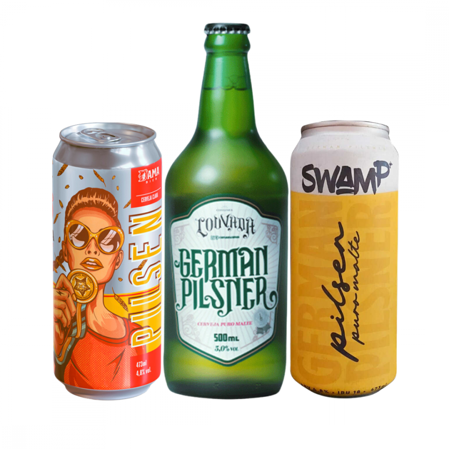 Kit Cerveja Seleção Explorador Clássico Louvada Dama Swamp